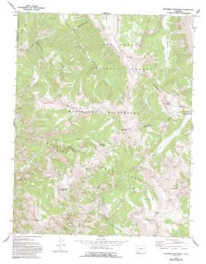 Palomino Mountain USGS topographic map 37107e1