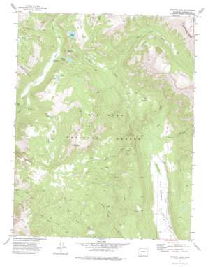Granite Lake topo map
