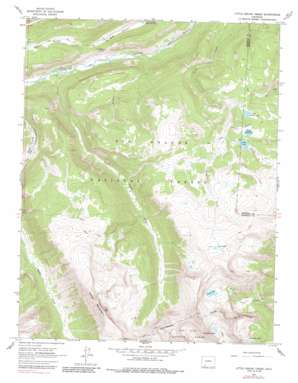 Little Squaw Creek topo map