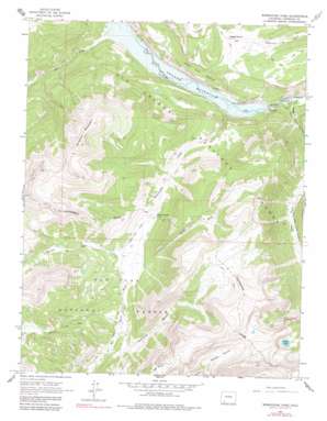 Weminuche Pass USGS topographic map 37107f3