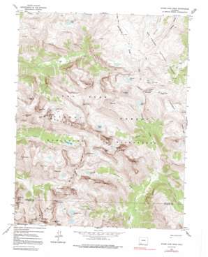 Storm King Peak USGS topographic map 37107f5