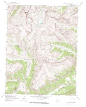 Pole Creek Mountain USGS topographic map 37107g4