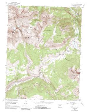 Mount Wilson USGS topographic map 37107g8