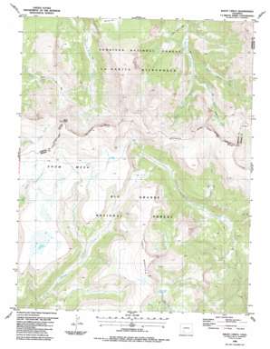 Baldy Cinco USGS topographic map 37107h1