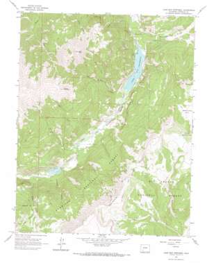 Lake San Cristobal USGS topographic map 37107h3