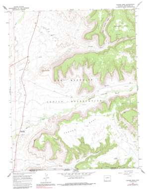 Tanner Mesa USGS topographic map 37108a6