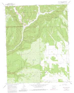 Trail Canyon USGS topographic map 37108b3