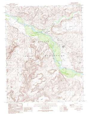 Aneth topo map