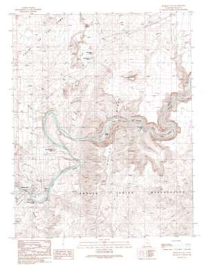 Mexican Hat topo map