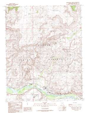 Montezuma Creek USGS topographic map 37109c3