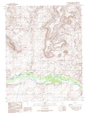 Recapture Pocket USGS topographic map 37109c4