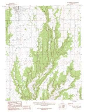 Blanding South USGS topographic map 37109e4
