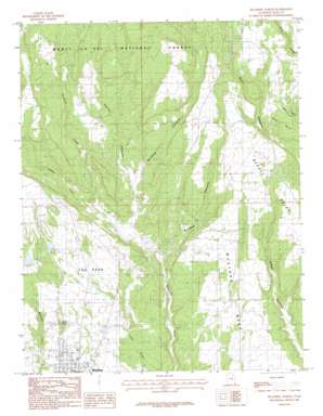 Blanding North USGS topographic map 37109f4