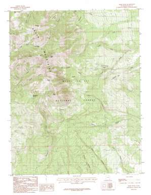 Abajo Peak USGS topographic map 37109g4