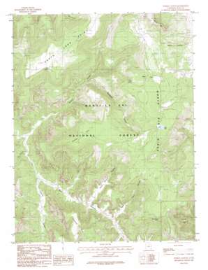 Poison Canyon USGS topographic map 37109g7