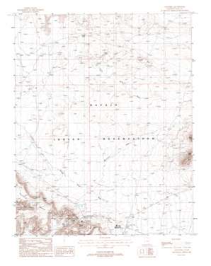 Goulding USGS topographic map 37110a2