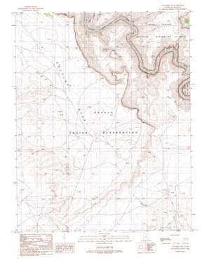 Goulding NE USGS topographic map 37110b1