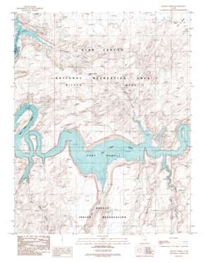 Wilson Creek topo map
