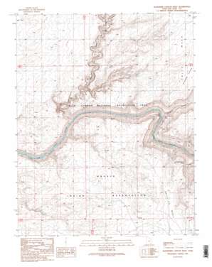 Slickhorn Canyon West USGS topographic map 37110c2