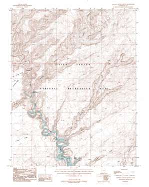 Stevens Canyon South topo map