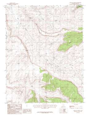 Chocolate Drop USGS topographic map 37110e3