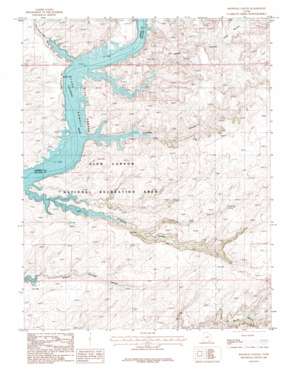 Knowles Canyon topo map