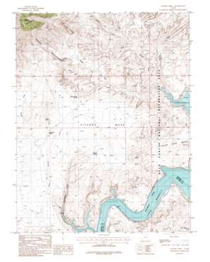 Ticaboo Mesa USGS topographic map 37110f5