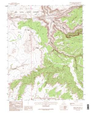 Indian Head Pass topo map