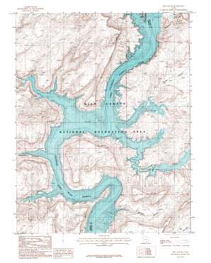 Hite South USGS topographic map 37110g4