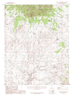 Copper Creek Benches USGS topographic map 37110g6