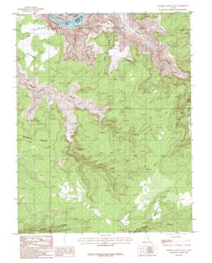 Bowdie Canyon East topo map