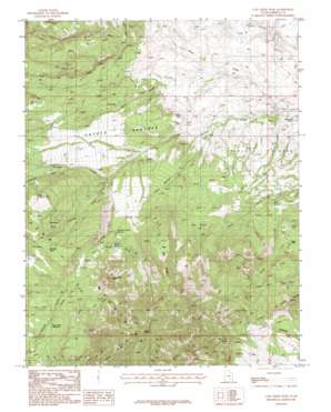 Cass Creek Peak USGS topographic map 37110h6