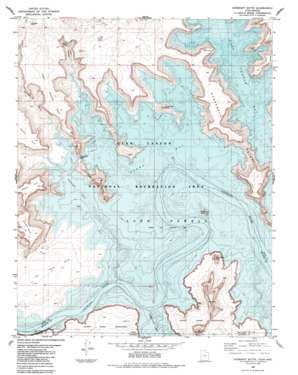 Gunsight Butte topo map