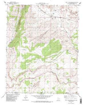 West Clark Bench USGS topographic map 37111a8