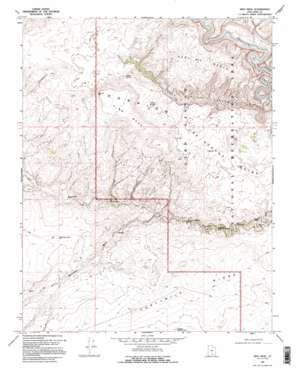 King Mesa topo map