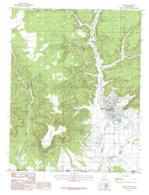 Kanab USGS topographic map 37112a5