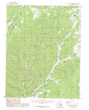Long Valley Junction USGS topographic map 37112d5