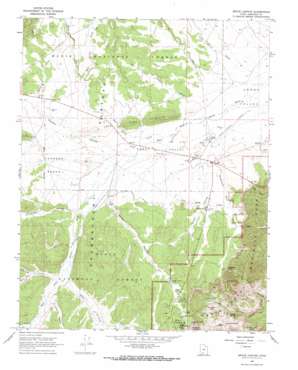 Bryce Canyon topo map
