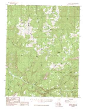 Flanigan Arch USGS topographic map 37112f8