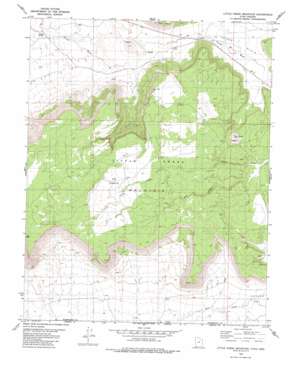 Little Creek Mountain USGS topographic map 37113a2