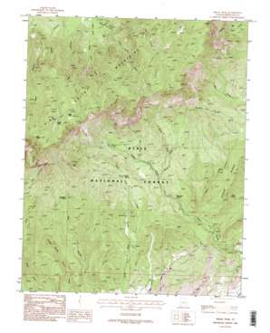 Signal Peak USGS topographic map 37113c4