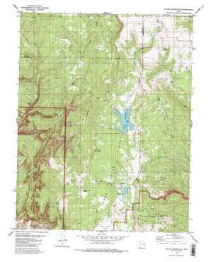 Kolob Reservoir USGS topographic map 37113d1