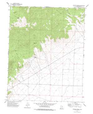 Bannion Spring USGS topographic map 37113h7