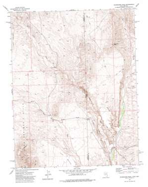 Scarecrow Peak USGS topographic map 37114b1
