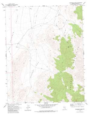 Gregerson Basin topo map