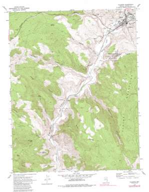 Caliente USGS topographic map 37114e5