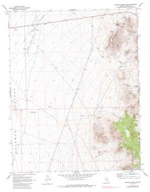 Pahroc Spring Se USGS topographic map 37114e7