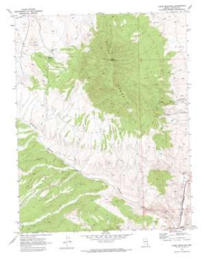 Chief Mountain USGS topographic map 37114f5