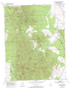 Highland Peak USGS topographic map 37114h5