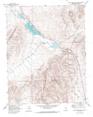 Lower Pahranagat Lake topo map